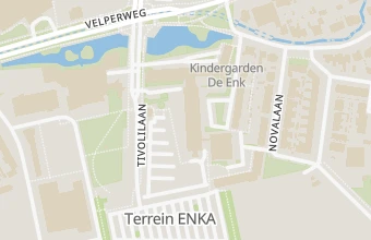 Kaart met de locatie van Arnhem Schoonmaakbedrijf