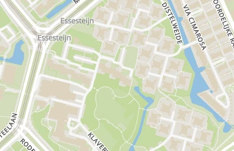 Kaart met de locatie van Bruco Glasbewassing
